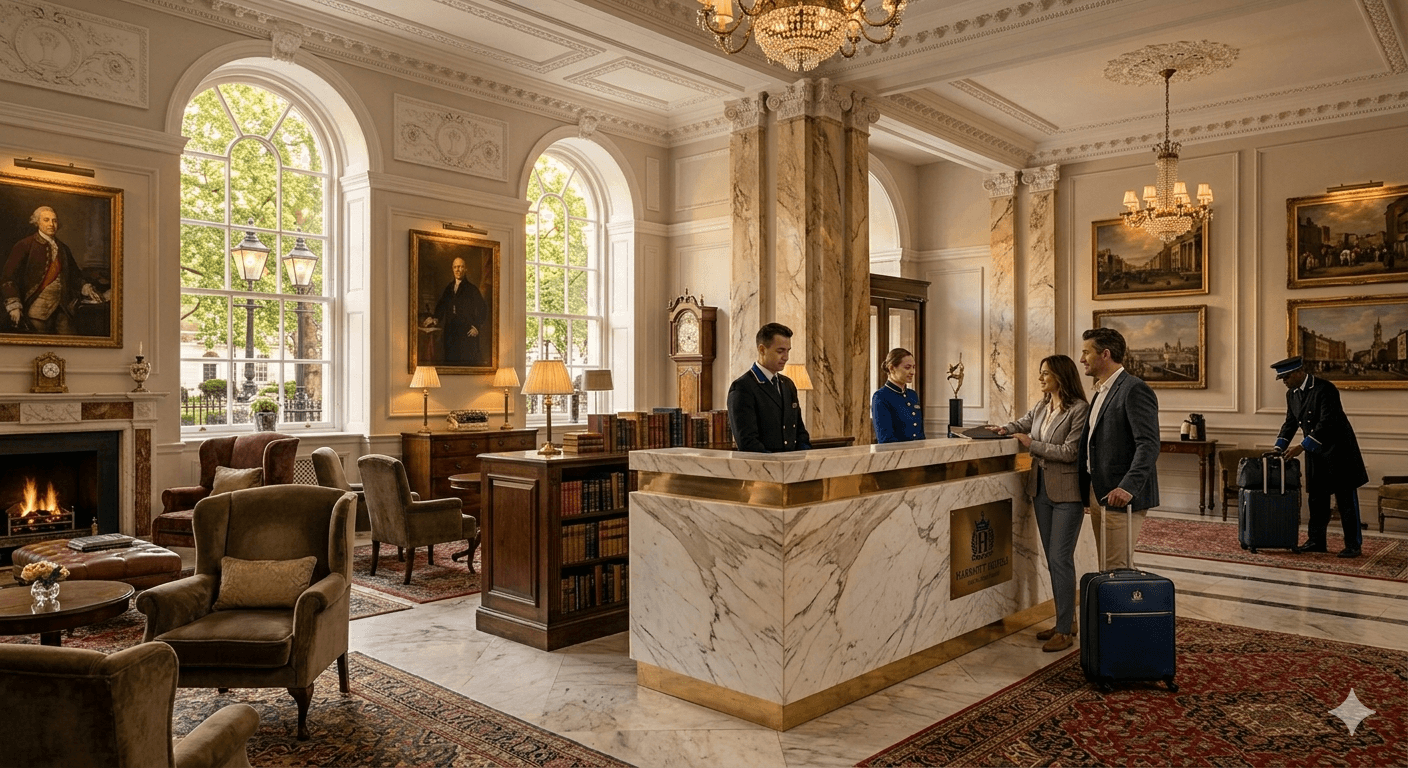 Harriott Hotels Reception